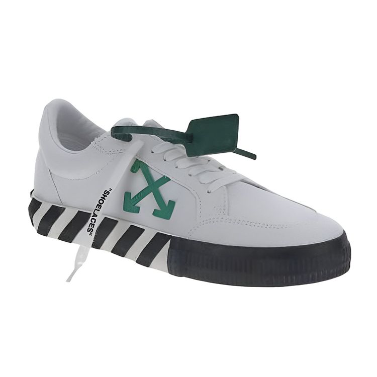 Off-White Vulc Sneaker White Green Men Sneakers OMIA085F22FAB001-0155