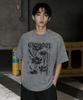 Keuloseudas Dark Garden Pigment Dyed Short Sleeve T-Shirt 5 Colors [Crsf_0002]