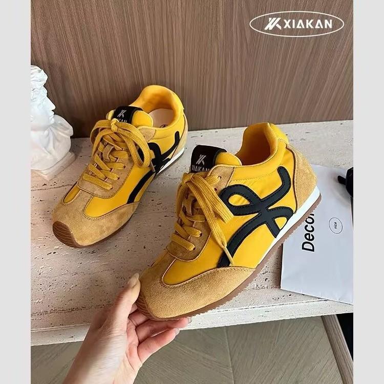 Support customized inner height increase 6cm German training shoes for women 2025 new versatile retro Forrest Gump shoes sports and leisure shoes for 