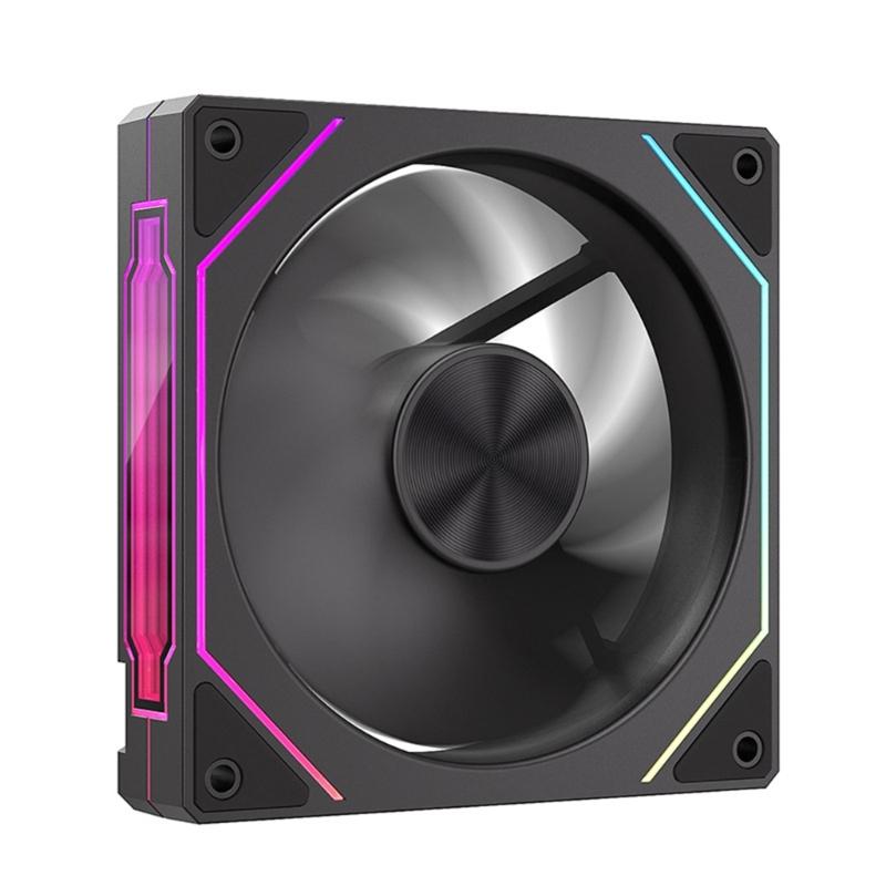 Computer Cooling Fan 120mm CPU Fan 800-1600RPM Double Color Option ARGB Reverse/Forward Case Fan