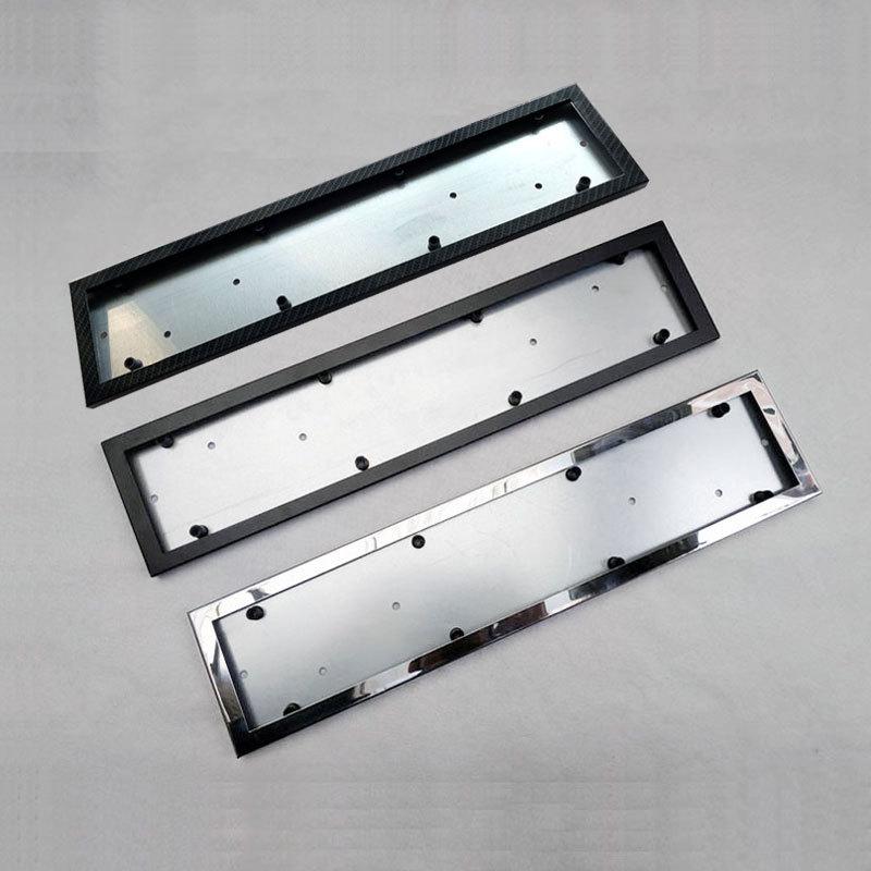 1 Pcs Car License Plate Frame Metal Frame License Plate Holder Number Plate Holder Fit EU Vehicles Standard Car Styling