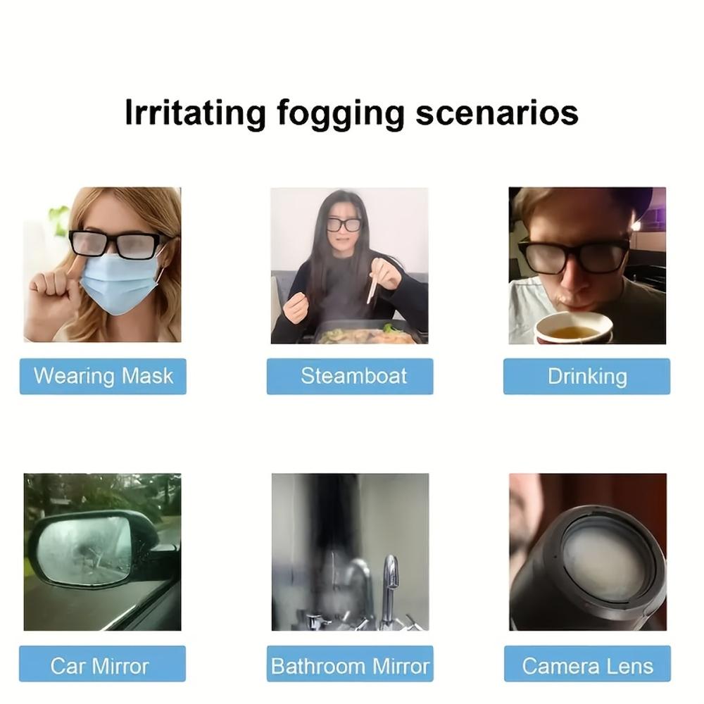 LOORSAN Anti-immspray för simglasögon & glasögon - Klar sikt, förhindrar imma, säker för kontaktlinser, idealisk för simm