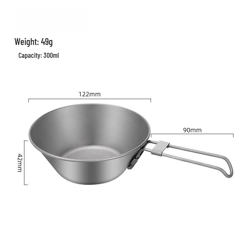 NuFeng Portable Camping Sierra Bowl 300ml