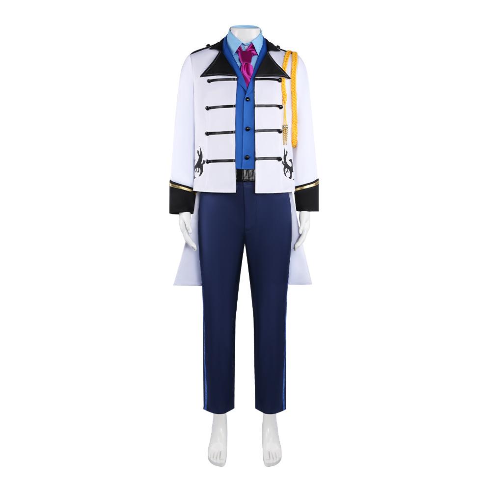Movie Frozen Hans Prince Cos Costume Frozen Hans Adult Cosplay Halloween Costume