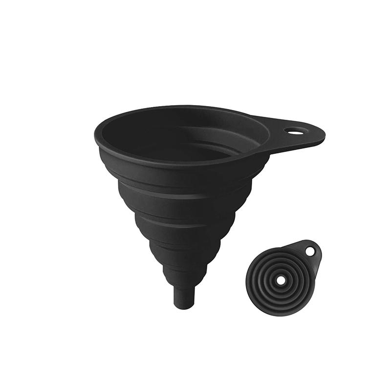 Car Engine Funnel Universal Silicone Liquid Funnel Washer Fluid Change Foldable Portable Auto Engine Oil Petrol Change Funnels