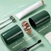 Travel Portable Toothbrush Cup Bathroom Toothpaste Holder Storage Case Box Organizer Travel Toiletries Storage Cup Mouthwash Cup
