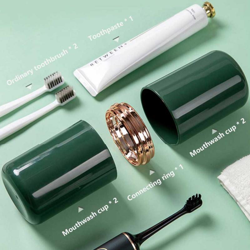 Travel Portable Toothbrush Cup Bathroom Toothpaste Holder Storage Case Box Organizer Travel Toiletries Storage Cup Mouthwash Cup