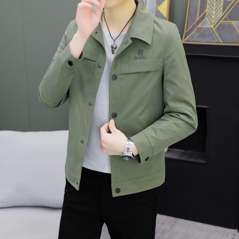 Men's Coats Handsome High-end Lapel Jackets New Slim-fitting Youth Suits Popular Tops Spring Autumn