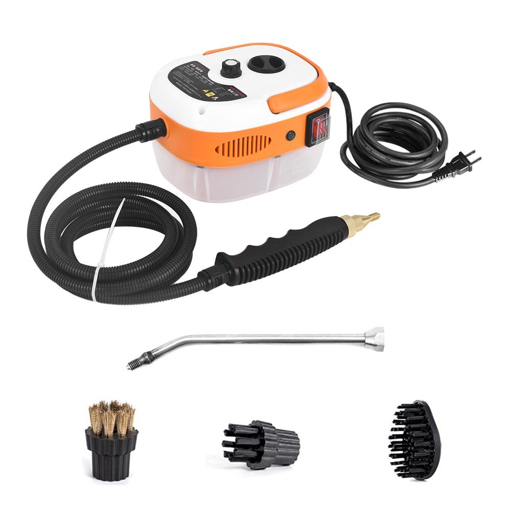 2500W Portable Handheld Steam Cleaner High Temperature Pressurized Steam Cleaning Machine with Rush Heads