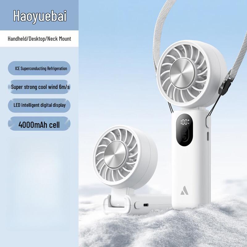 Aecooly Mini Portable Rechargeable Handheld Fan