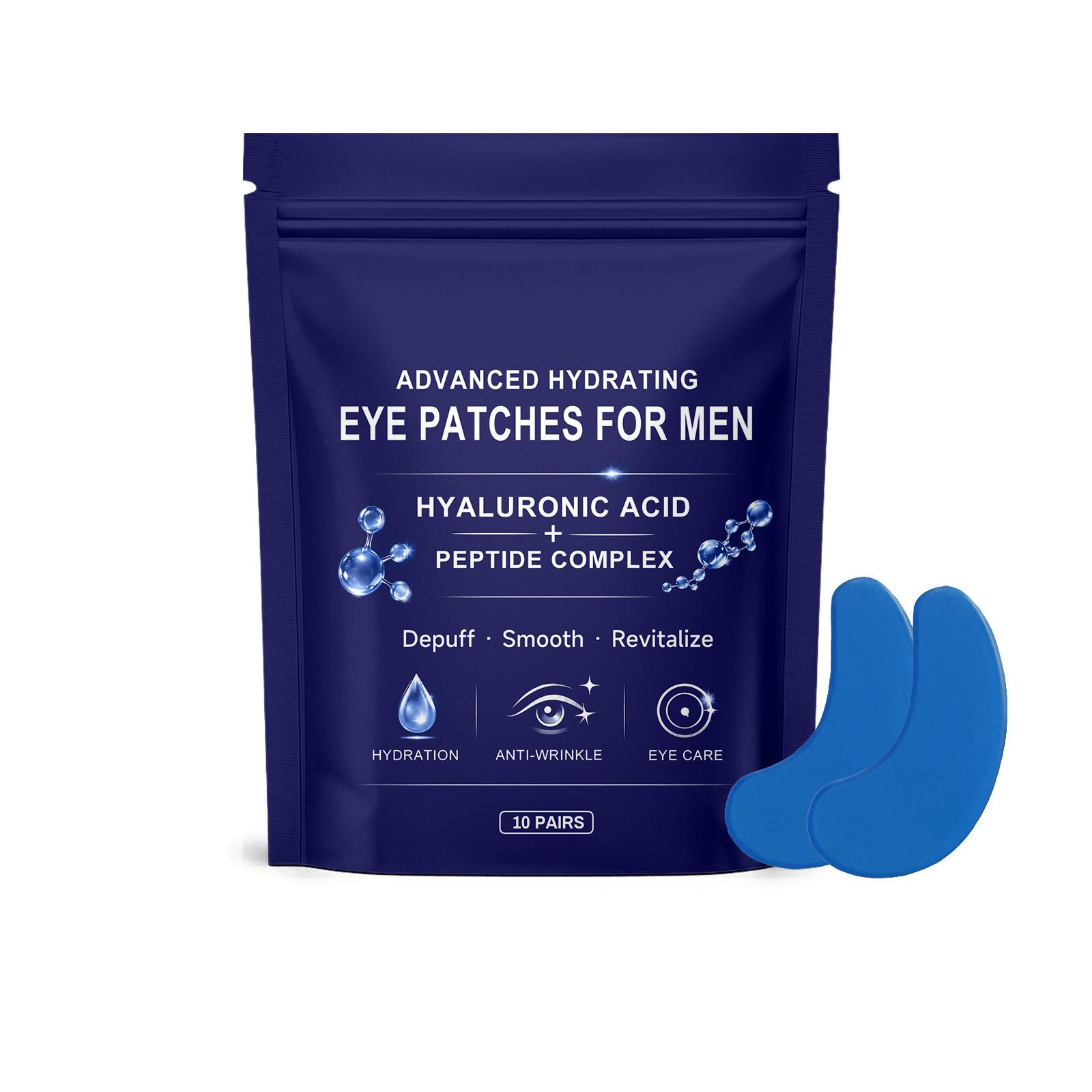 

Men Hydrating Eye Mask Soothing Moisturizing Under Eye Patch Skin Care 10pairs/Bag