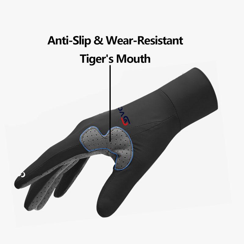 Fishing Gloves Ice Silk Touchscreen Non-Slip Fitness UV Protection Gloves Men Women Cycling Summer Motorcycle Elastic Gloves