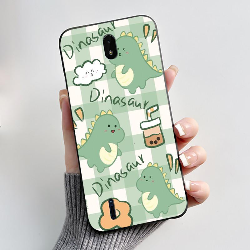 Casing For Nokia C01 Plus TA-1383 TA-1387 C1 2nd Edition Case Aesthetic Fashion Cute Cat Soft Silicone TPU Shockproof Back Cover