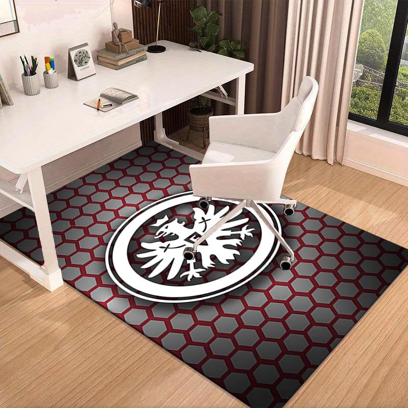 Eintracht Frankfurt Crest Area Rug Office rug, Chair Rug, Decor Carpet Livingroom bedroom Mat, Large Size Fan gifts Christmas gifts