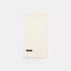 NICOLE CABLE KNIT MUFFLER_CREAM