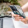Case for Xiaomi Redmi 12C/Redmi 11a GOLD GLAM FEATHER BACK + Glass