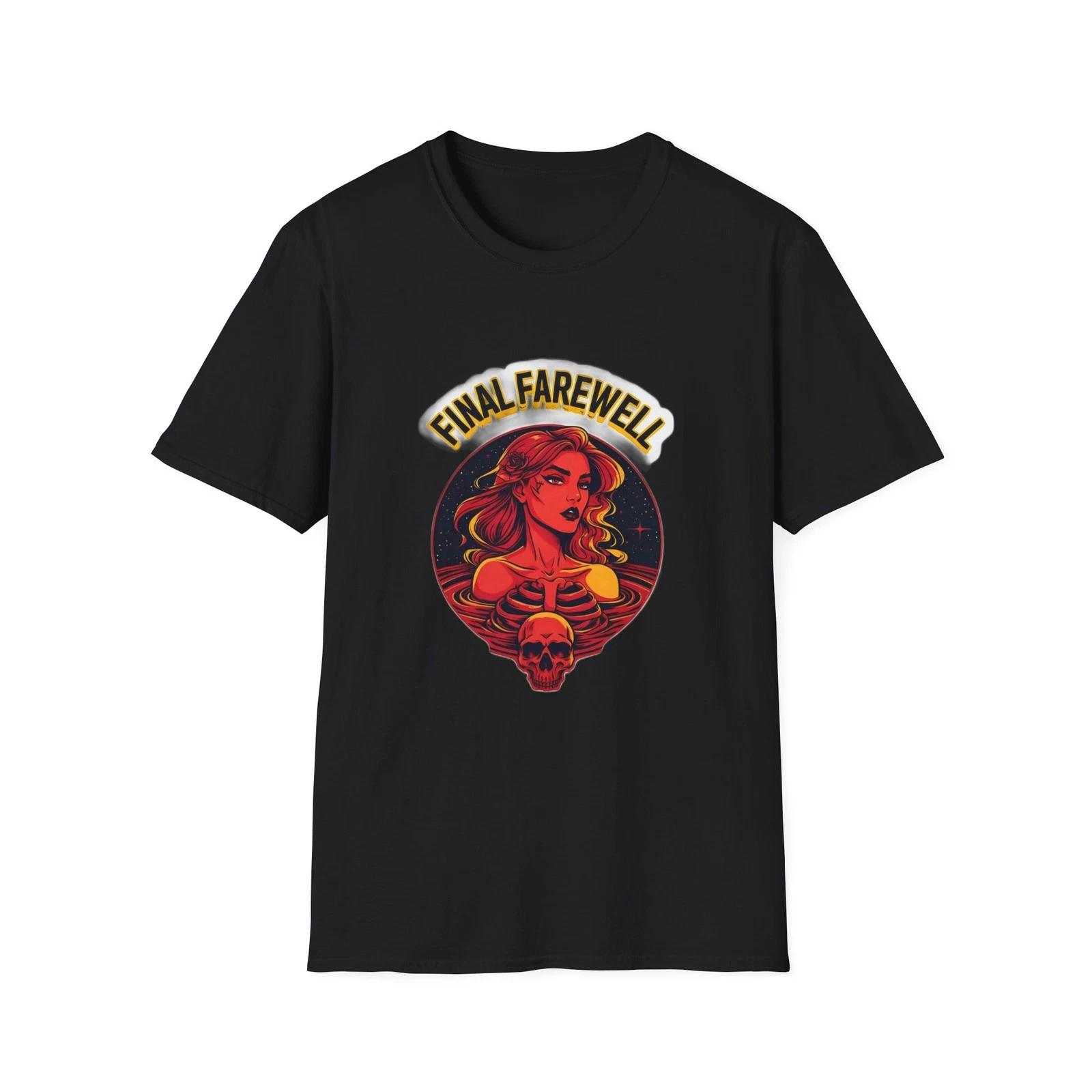 Final Farewell Gothic Graphic Tee Unisex T-Shirt | Memento Mori Gothwear Shirt XL