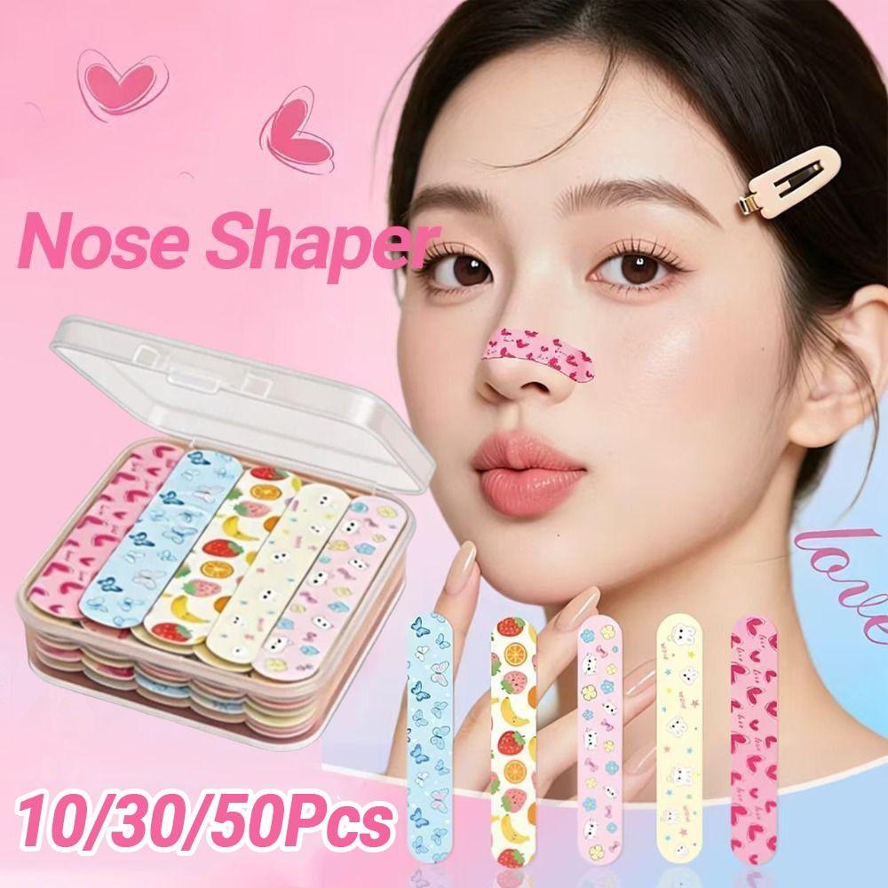 10/30/50Pcs Memory Keel Nose Shaping Sticker 16D Contour Spine Nose Reshaping Patch  Daily Beauty
