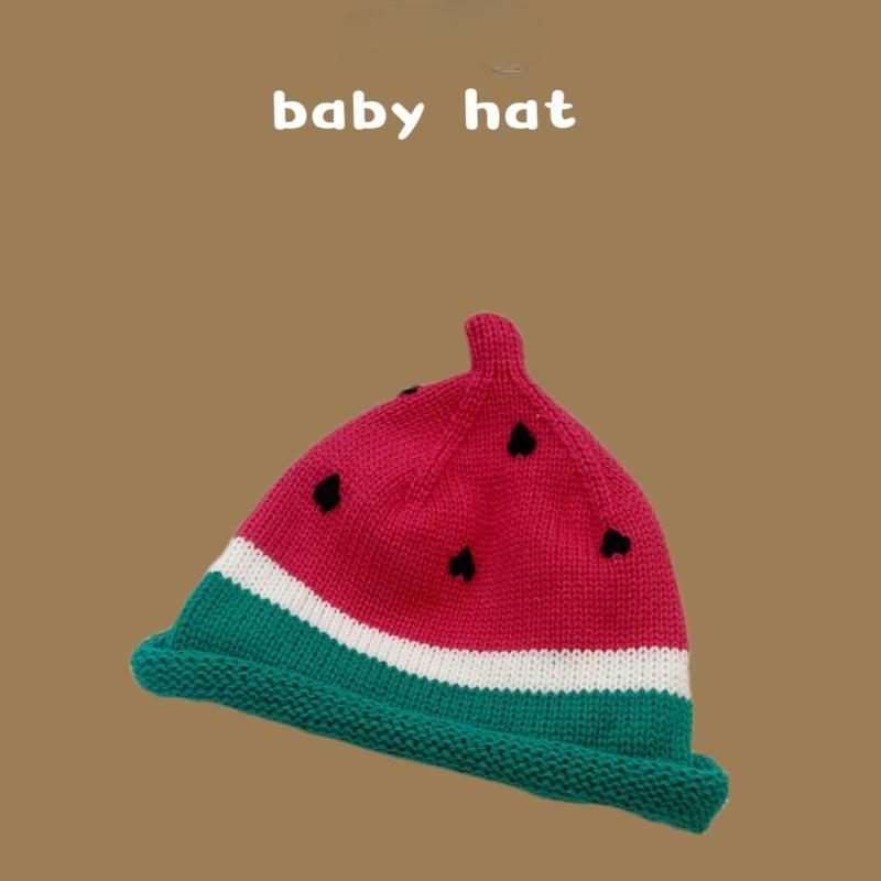Koreietiško Ins stiliaus vaikiškos megztos kepurės Žieminės kūdikių kepuraitės Berniukų Mergaičių Mada Žaidimų veiklos Kepurė Vaikų aksesuarai 1-3 metų