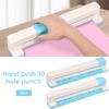 30-Loch-Locher für Loseblatt-Notizbuch Planer Papier Handdruck-Locher Schreibtisch-Bindelocher für Büro Notizbuch Scrapbook
