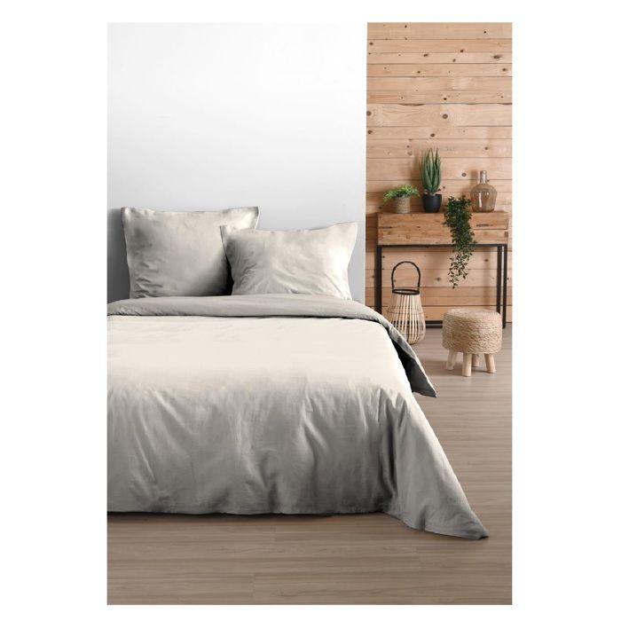 Plain Ivory Duvet Cover 220 X 240 Cm