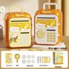 Smart Piggy Bank: Automatic Money Rolling, Fingerprint Lock, Sound & Light Features for Kids