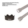 Weltool LB03PVD Flashlight Protective Strike for Maglite ML300L ML300 LX Bezel, Black, C/D &