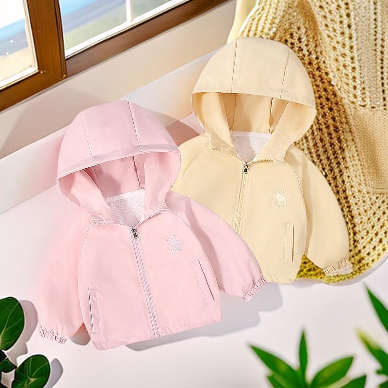 867 Kids' Stylish Spring & Autumn Jacket - Boys & Girls Solid Color Outdoor Coat, Ideal for School Uniforms