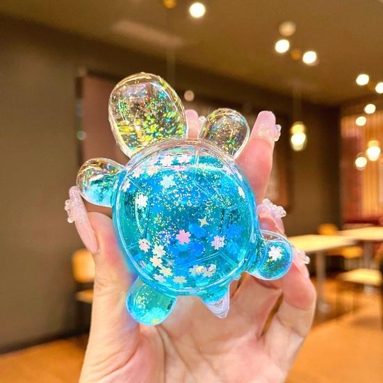 Turtle Ornament Lightweight Glow in Dark Shiny Turtle Figurine 30 Minutes After Light Exposure Glowing Statue Keychains Home Decor