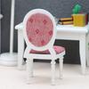 1pcs 1:12 Dollhouse Simulation Retro Sofa Chair Round Stool Model Furniture Living Room Bedroom Scene Decor Accessories Toy