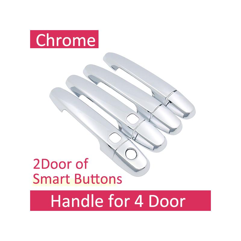 Chrome Handles Cover Trim Set for Toyota Yaris Vitz XP90 2006~2011 Auto Accessories Stickers Car Styling 2007 2008 2009
