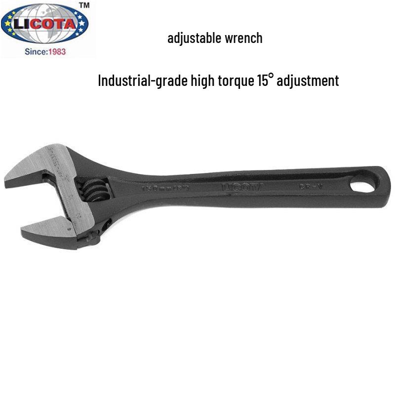 LICOTA USA Metric Adjustable Wrench 4-18 Inch AWT-35033