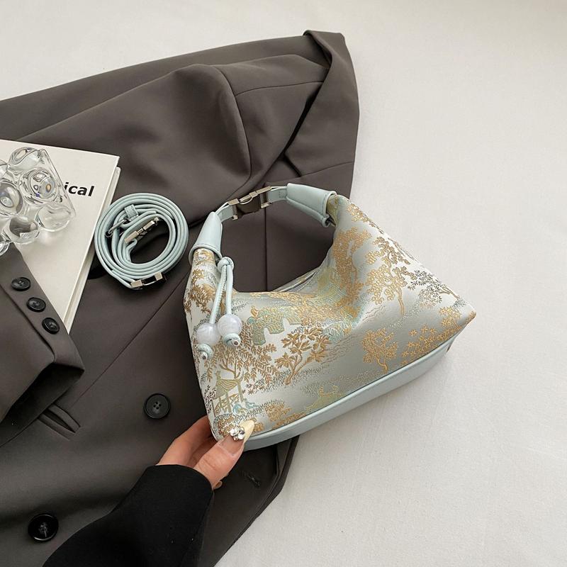 Fashionable Chinese Embroidery Handbag Brand Versatile Shoulder Bag  New Chinese Style Tote Bag Trend Designer Travel Wallet