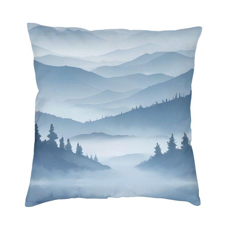 Custom Mountain Forest Natural Landscapes Pillow Case Living Room Decoration Modern Outdoor Cushions Square Pillowcase