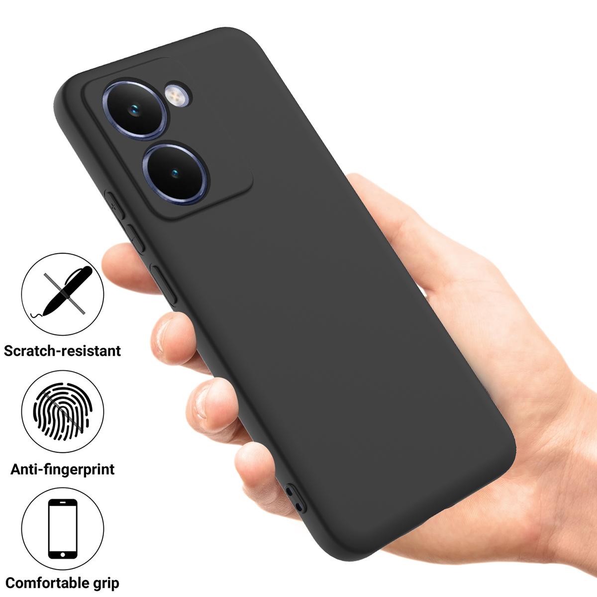 

For Realme P3 Ultra 5G Liquid Silicone Case Phone Back Cover with Hand Strap Green