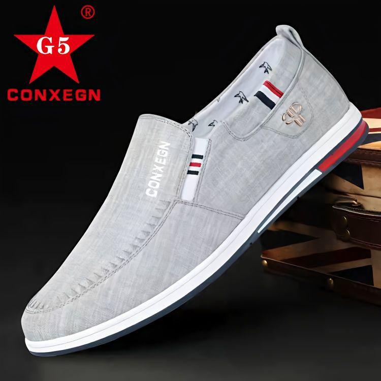 Herrenschuhe neue atmungsaktive Canvas-Schuhe Deodorant Jugendschuhe Herren vielseitige Stoffschuhe