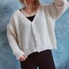 Autumn Cardigans Sweaters For Women Winter Long Sleeve Single Breasted Knitted Sweater Outerwear Coats