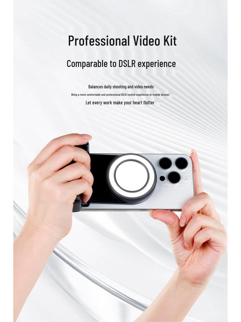 Bluetooth Selfie Ringlicht für Mobiltelefone - Live-Streaming & Videoaufnahmen