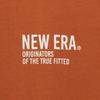 NEW ERA Short Sleeve Oversized Rust Orange Typography T-Shirt