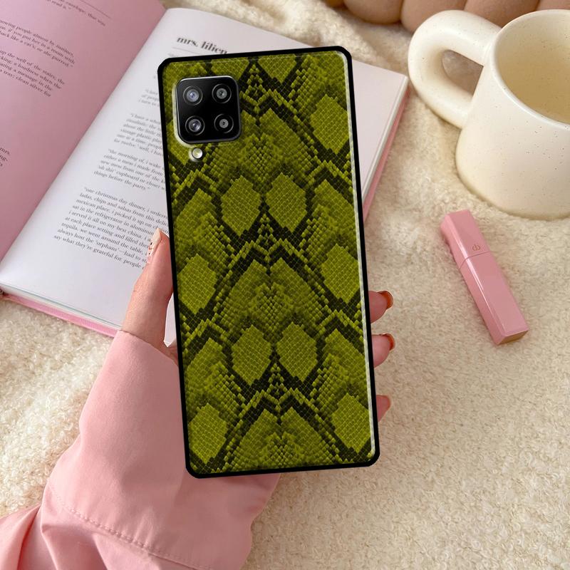 Python Snake Skin For Samsung Galaxy A56 A54 A34 A14 A06 A16 A26 A36 A12 A32 A52 A13 A33 A53 A15 A35 A55 Case