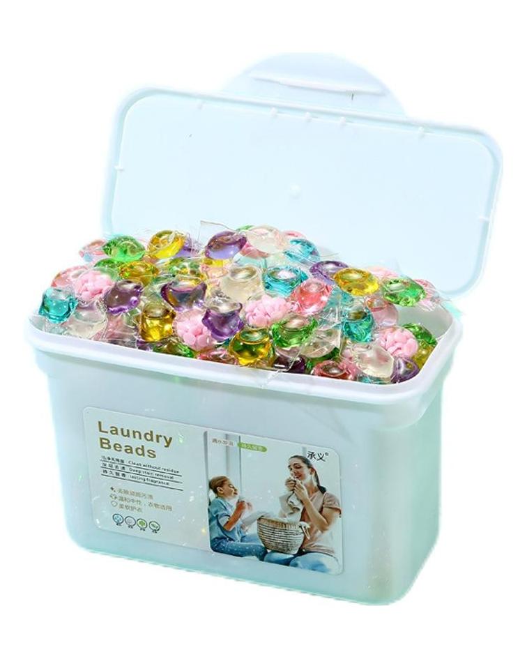 Billes de lessive, Billes parfumées, Vêtements en boîte, Boules de lessive nettoyantes et détachantes, Billes de lessive concentrées