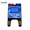 Foldable Voice Traffic Inspection Warning Sign