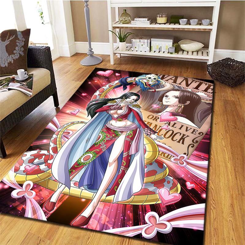 Boa Hancock Carpet Rug For Living Room Bedroom Home Sofa Decoration,kids Play Nonslip Floor Mat