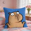 Kids Cartoon Cute Animal Cushion Cover Silky Short Plush Invisible Zipper Dustproof Sofa Pillow Case For Home Decor