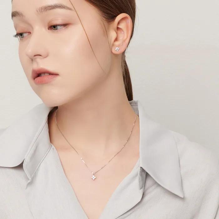 [14K gold] Pone Lab Diamond Earrings