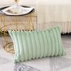 1/2PCS Throw Pillow Covers White Green Cozy Velvet Pillowcase Faux Rabbit Fur Cover for Couch Chair Home Decorative Pillow Cover