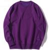 Moletom Hip Hop Unissex Gola Redonda Cor Sólida para Outono/Inverno