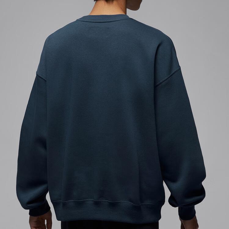 Jordan Printed Knit Crew Neck Simple Pullover Drop Shoulder Long Sleeve Sweatshirt Men Sweatshirt IF1846-464