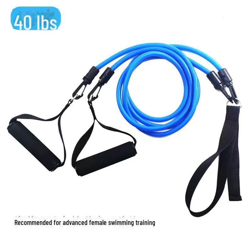 "Professional Swim Training Pull Rope: Paddling Hand Web for Child & Adult Freestyle Arm Strength Simulation"