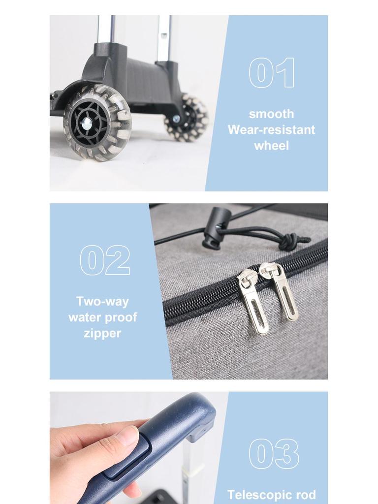 Large Capacity Wheeled Insulated Picnic Trolley Cooler